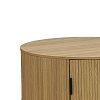 Τραπέζι σαλονιού Scandi pakoworld MDF σε φυσική απόχρωση Φ80x35.5εκ 260-000009
