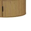 Τραπέζι σαλονιού Scandi pakoworld MDF σε φυσική απόχρωση Φ80x35.5εκ 260-000009