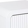 Κομοδίνο Zeplen pakoworld MDF σε λευκή απόχρωση 40x30x53εκ 260-000026