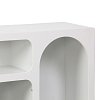Μπουφές Emersi pakoworld με ράφια mdf σε λευκή απόχρωση 164x34x76εκ 260-000038
