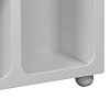 Μπουφές Emersi pakoworld με ράφια mdf σε λευκή απόχρωση 164x34x76εκ 260-000038