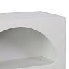 Βιβλιοθήκη-ραφιέρα Emersi pakoworld mdf σε λευκή απόχρωση 70x35x100εκ 260-000039