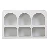 Μπουφές Emersi pakoworld με ράφια mdf σε λευκή απόχρωση 120x35x76εκ 260-000040