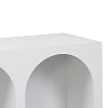 Μπουφές Emersi pakoworld με ράφια mdf σε λευκή απόχρωση 120x35x76εκ 260-000040