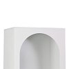 Βιβλιοθήκη Emersi pakoworld mdf σε λευκή απόχρωση 48x35x180εκ 260-000041
