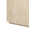 Τραπέζι σαλονιού Sandu pakoworld σετ 2τεμ mdf σε όψη τραβερτίνας 260-000044
