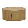 Τραπέζι σαλονιού Scandi pakoworld MDF σε φυσική απόχρωση Φ80x35.5εκ 260-000009