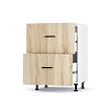 Modest Κάτω Ντουλάπι με 2 συρτάρια Σονόμα 60x48x82cm LD1160M01