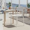 Καρέκλα Amvroan στοιβαζόμενη pakoworld με UV protection λευκό pp 51x49x79.5εκ 262-000035