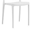 Καρέκλα Amvroan στοιβαζόμενη pakoworld με UV protection λευκό pp 51x49x79.5εκ 262-000035