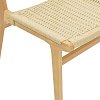 Καρέκλα Julien pakoworld rubberwood φυσικό-έδρα φυσικό σχοινί 61x54x85εκ 263-000007