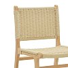 Καρέκλα Julien pakoworld rubberwood φυσικό-έδρα φυσικό σχοινί 61x54x85εκ 263-000007