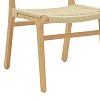 Καρέκλα Julien pakoworld rubberwood φυσικό-έδρα φυσικό σχοινί 61x54x85εκ 263-000007