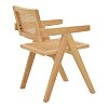 Πολυθρόνα Winslow pakoworld φυσικό rubberwood 52x59x79εκ 263-000022
