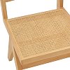 Καρέκλα Winslow pakoworld φυσικό rubberwood 45x56x82εκ 263-000023