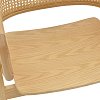Πολυθρόνα Wenzy pakoworld φυσικό Rattan - μασίφ ξύλο toon 58x58x82εκ 263-000028