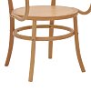 Πολυθρόνα Verfie pakoworld φυσικό ξύλο οξιάς 55x50x83εκ 263-000029