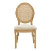 Καρέκλα Canco pakoworld φυσικό rubberwood-φυσικό rattan 50x53x98εκ 263-000032
