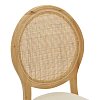 Καρέκλα Canco pakoworld φυσικό rubberwood-φυσικό rattan 50x53x98εκ 263-000032