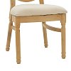 Καρέκλα Canco pakoworld φυσικό rubberwood-φυσικό rattan 50x53x98εκ 263-000032