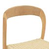 Καρέκλα Tavrine pakoworld σχοινί-rubberwood σε φυσική απόχρωση 47x59x78εκ 263-000046