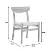 Καρέκλα Eaprine pakoworld φυσικό σχοινί-rubberwood 49x53x77εκ 263-000047
