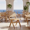 Καρέκλα Winslow pakoworld φυσικό rubberwood 45x56x82εκ 263-000023