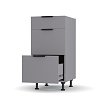 Craft Κάτω Ντουλάπι Συρταριέρα Γραφίτης 40x48x82cm LD1240C01