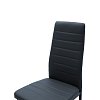 Καρέκλα Parker pakoworld PU ανθρακί-μαύρο πόδι 42x48x98εκ 4τμχ 270-000002