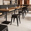 Σκαμπό Utopia pakoworld μέταλλο μαύρο ματ 30x30x45εκ 270-000019
