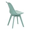 Καρέκλα Gaston I pakoworld PP-PU σε μέντα απόχρωση 48.5x53.5x81.5εκ 271-000039