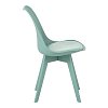 Καρέκλα Gaston I pakoworld PP-PU σε μέντα απόχρωση 48.5x53.5x81.5εκ 271-000039