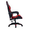 Καρέκλα γραφείου gaming William pakoworld PU μαύρο-κόκκινο 275-000012