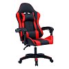 Καρέκλα γραφείου gaming William pakoworld PU μαύρο-κόκκινο 275-000012