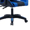 Καρέκλα γραφείου gaming William pakoworld PU μαύρο-μπλε 275-000014