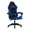 Καρέκλα γραφείου gaming William pakoworld PU μαύρο-μπλε 275-000014