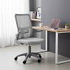 Καρέκλα γραφείου εργασίας Annalise pakoworld mesh γκρι 57x53x100εκ 275-000017