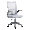 Καρέκλα γραφείου εργασίας Annalise pakoworld mesh γκρι 57x53x100εκ 275-000017