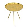 Βοηθητικό τραπέζι Jacksie Inart χρυσό μέταλλο Φ51x54εκ 287-000013