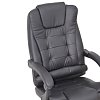 Καρέκλα γραφείου διευθυντή Toronsi pakoworld μαύρο pu 60x68x128εκ 292-000056