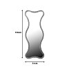 Καθρέπτης Boulen Inart μέταλλο σε χρυσή απόχρωση 51x2x126εκ 295-000028
