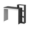 Γραφείο 110ΝSΟ Γραφίτη-Λευκό 110x40x90cm TO-TABLE110NGR
