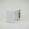 Γραφείο Timmy Λευκό-Γραφίτη-Γκρι 120x53.7x77cm TO-TIMMY1D1S120