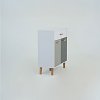 Κομότα Timmy Λευκό-Γραφίτη-Γκρι 84x36x92cm TO-TIMMYCHEST2D1S