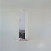 Ραφιέρα Timmy 2D1S Λευκό-Γραφίτη-Γκρι 46.8x36x199cm TO-TIMMY2D1S