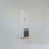 Ραφιέρα Timmy 2D1S Λευκό-Γραφίτη-Γκρι 46.8x36x199cm TO-TIMMY2D1S