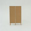 Ραφιέρα Timmy Λευκό-Γραφίτη-Γκρι 90x36x147cm TO-TIMMY1D1K