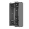 Ντουλάπα Linea Χρυσό Δρυς 120x60x215cm GR-LINEA-2