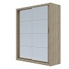Ντουλάπα Reflex Σονόμα με καθρέφτη 180x60x215cm GR-REFLMIR