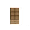 Βιβλιοθήκη Pavi Βελανιδιά 84.3x33.8x156.4cm TO-PAVI2S-84